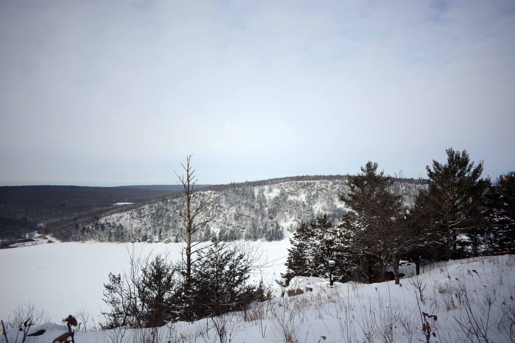 Devil's Lake east bluff stewardship work